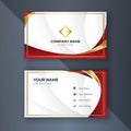 Creative coorporate business card Template modern Royalty Free Stock Photo