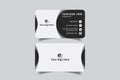 Creative corporate luxury business card Royalty Free Stock Photo