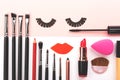 Creative cosmetic background Royalty Free Stock Photo