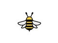 Creative Cute Bumblebee Insect Logo