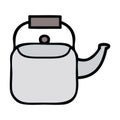 A creative cute cartoon kettle pot