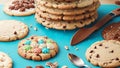 Creative Delights Festive Cookie Decorating Kit for National Pecan Cookie Day.AI Generated