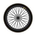 BTT bike wheel illustration