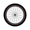 BTT bike wheel illustration