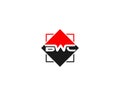 Creative Design BWC Letter Logo