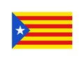 Catalonia flag Royalty Free Stock Photo