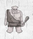 Fantasy ogre illustration