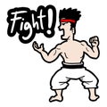 Fight cartoon