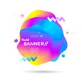 Creative design fluid banner