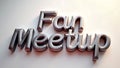 Creative design for a fun fan meetup gathering event
