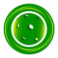 Green floorball icon