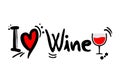 I love wine message