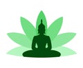 Lotus flower budha symbol