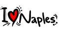 Napples heart love Royalty Free Stock Photo