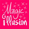 Magic illusion symbol