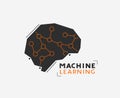 design of modern machine learning symbol