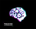 Creative design of modern machine learning symbol