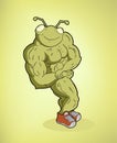 Muscle alien draw