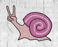 Pink snail