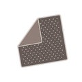 Creative design of sandpaper icon