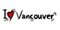 Vancouver love city message