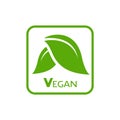 Vegan symbol style