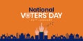 Creative digital and printed design for India\'s National Voters Day.