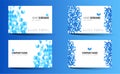 Creative double-sided business card template.