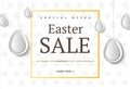 Creative Easter abstract social media web banners for cell phone Royalty Free Stock Photo