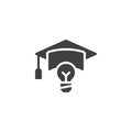 Creative education vector icon Royalty Free Stock Photo