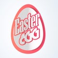 Creative egg for Easter celebration. Royalty Free Stock Photo