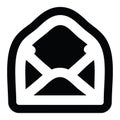 A creative envelope letter icon