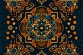 Creative ethnic style vector seamless pattern unique, abstract, textures Royalty Free Stock Photo