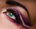 Creative eye paint Royalty Free Stock Photo