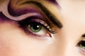 Creative eye paint Royalty Free Stock Photo