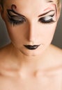 Creative fashion make-up Royalty Free Stock Photo