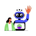 Robot Friend Royalty Free Stock Photo
