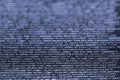 HTML markup language closeup.