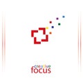 Creative Focus Logo, Photographer Logo, Vector Illustration.