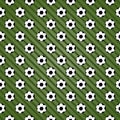 Creative football sport seamless pattern