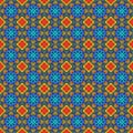 Creative fractal abstract geometric seamless pattern Royalty Free Stock Photo