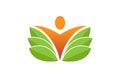Creative Fresh Body Leaf Logo
