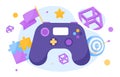 Creative gamification vector concept