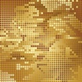 Creative gold metallic plaid texture.