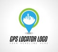 Creative GPS city locator Logo design for brand identity, company profile