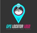 Creative GPS city locator Logo design for brand identity, company profile