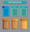 Creative gradient infographic