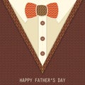 Creative greeting card for Fathers Day.