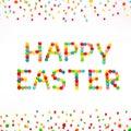 Creative Greeting card Happy Easter