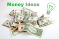 Creative growing money idea Royalty Free Stock Photo